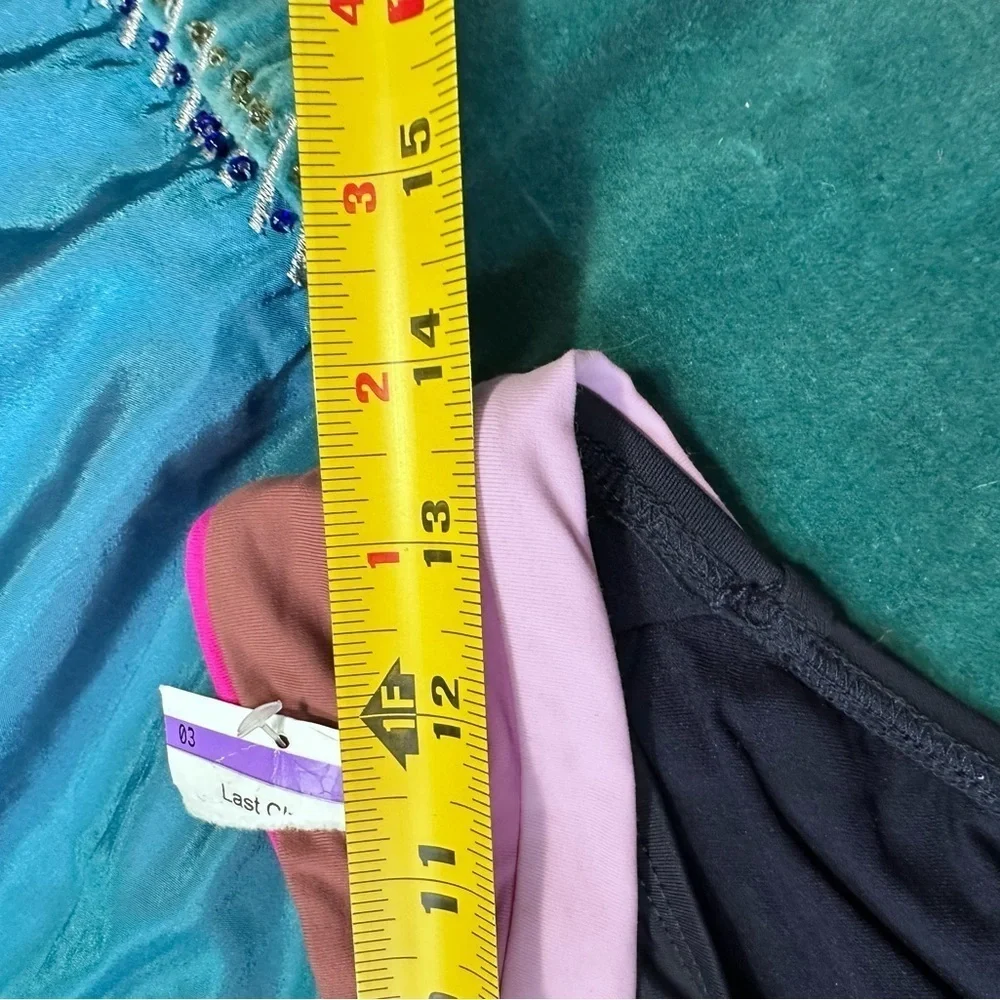Women’s swimsuit Bottoms Robin Piccone Blue and Pink Bikini Swimwear Small 4342